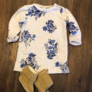 Old Navy long floral shirt/dress